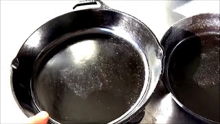 Lodge Cast Iron Skillet Seasoning Instructions [upl. by Shah186]