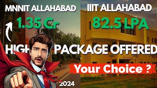 MNNIT Allahabad Vs IIIT Allahabad Comparison amp Highest Package of IIIT A  JEE 2024 By Sanket Tiwari [upl. by Reivaz92]