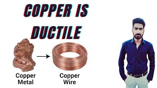 copper is ductile  ductility  ductile material  ductility of metals  ductility meaning [upl. by Chicky]