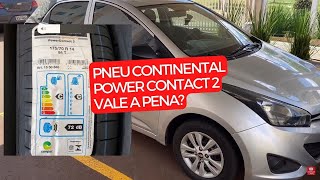 PNEU CONTINENTAL ARO 14 POWERCONTACT 2 17570R14 84T VALE A PENA [upl. by Cynthia]