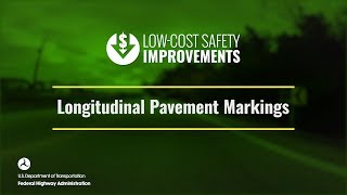 LowCost Safety Improvements Longitudinal Pavement Markings [upl. by Ellary]