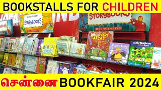 Bookstalls for Children  Books for Kids  Chennai book fair 2024  Chennai Book fair Vlog [upl. by Akenihs916]