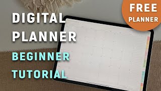 Start Digital Planning with this FREE Student Planner Goodnotes Planner Tutorial [upl. by Eimorej]