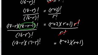 Solving for an unknown in factorial notation [upl. by Pauly]