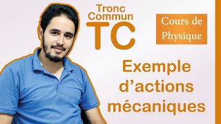 TCS  Exemple d’actions mécaniques  أمثلة لتأثيرات الميكانيكية [upl. by Acinor761]