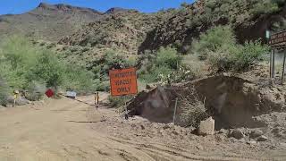 Apache trail from Apache lake heading toward lake Roosevelt Arizona [upl. by Attenauqa]