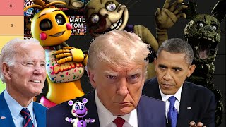 US Presidents Rank the FNAF Games [upl. by Tullius]