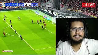 SPAIN vs FRANCE  Semifinal UEFA EURO 2024  eFootball Pes21 Gameplay PLSL 189 [upl. by Isma]