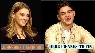 AFTER Hero FiennesTiffin amp Josephine Langford on REAL Romance and Intimate Scenes 2019 [upl. by Nerta]