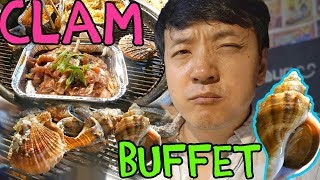 All You Can Eat Korean CLAM Buffet [upl. by Calypso]