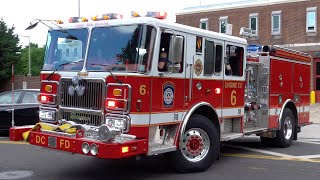 DCFD Engine 6 Responding [upl. by Otrebliw]