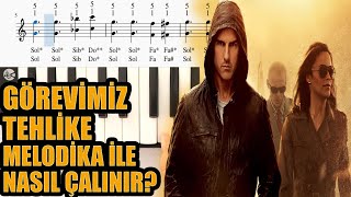 Görevimiz Tehlike Melodika NotalarıHızlı  Yavaş [upl. by Stan183]