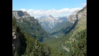 Pyrenees Hike  National park Ordesa Town of Torla Spain [upl. by Danya]