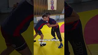 Attaque a la cheville a partir du bras dessusdessous 🤼‍♂️ [upl. by Watson]