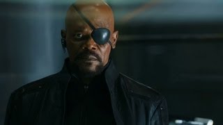 Sam Jackson Rocks a Muthafin Eye Patch in The Avengers [upl. by Fernas]