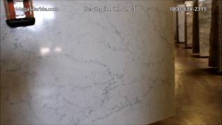 White Attica Caesarstone Quartz Countertops Slab [upl. by Rola]