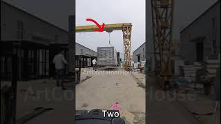 Loading process display 20FT standard expandable container house [upl. by Odraode]