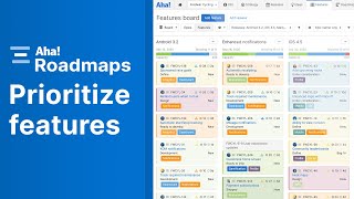 Aha Roadmaps  Features overview [upl. by Melessa]