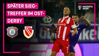 FC Erzgebirge Aue  FC Energie Cottbus Highlights mit LiveKommentar  3 Liga  MAGENTA SPORT [upl. by Silva682]