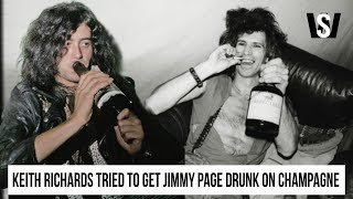 Keith Richards tried to get Jimmy Page drunk on champagne [upl. by Twum422]