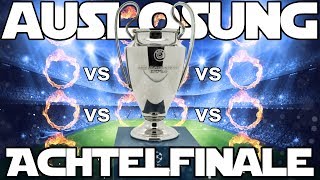 Champions League LIVE AUSLOSUNG ACHTELFINALE 201718 [upl. by Attiuqaj]