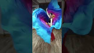 Tropical Vibes Wings dance by Sahra Hayal bellydance dance [upl. by Enahpets658]