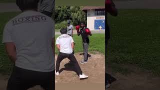 Lil CraCra Sparring Tdt  STREET BOXING [upl. by Lundin]