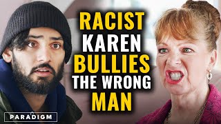 Racist Karen Bullies The Wrong Poor Man [upl. by Xerxes151]