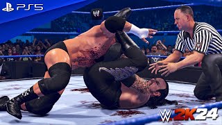 WWE 2K24  Triple H vs The Undertaker  No Holds Barred Match at WrestleMania  PS5™ 4K60 [upl. by Gamali]