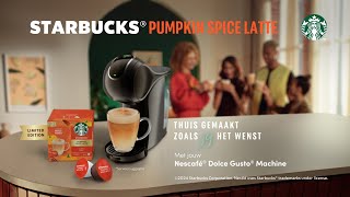 STARBUCKS®Pumpkin Spice Latte komt naar jou 💚🎃 [upl. by Ddat]