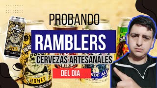 Probando las cervezas artesanales RAMBLERS las del supermercado Dia [upl. by Ayikin]