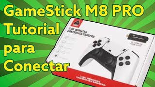 GameStick M8 pro Tutorial para saber como conectar a tu pantalla Controles o mandos PS5 [upl. by Annahsar]