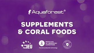 Aquaforest Supplements and coral foods [upl. by Baker]