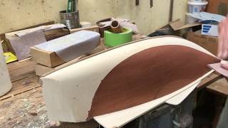 Cat Boat Half Hull by Malcolm Crosby Series 2 Video 17 Sealing [upl. by Ydnam]