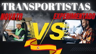 🚛Novatos vs Experimentados en el transporte en España 🇪🇸🤷‍♂️ [upl. by Urbano]