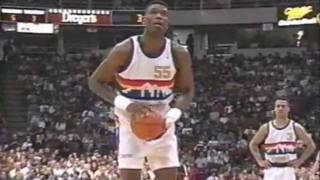 Dikembe Mutombo 29pts22rebs vs Bulls 1993 [upl. by Karlik]