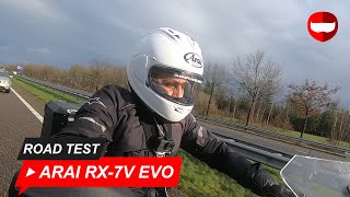 Arai RX7V Evo  Review  Roadtest  Champion Helmets [upl. by Eugenle]