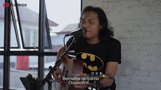 BERNAFAS TANPAMU LYLA  LIRIK  FELIX IRWAN COVER [upl. by Einaffets]