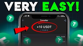 Minage Facile 10 Tether en 3 Minutes 🤑💲 [upl. by Attenaj674]