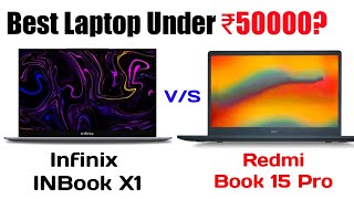 Infinix INBook X1 vs RedmiBook 15 Pro  Comparison Winner is [upl. by Linskey]