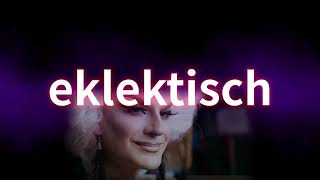 eklektisch Richtige Sprechweise Bedeutung Korrekte Aussprache Gutes DeutschVon TVProfisprecher [upl. by Leahkim]