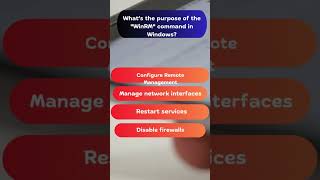What’s the Purpose of the quotWinRMquot Command in Windows shortsvideo [upl. by Dowski]