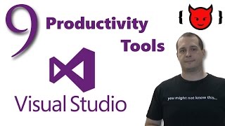 9 Visual Studio Productivity Tools [upl. by Zolly]