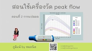 การแปลผล peak flow [upl. by Hserus]