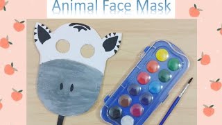 animal face mask  Animal face mask making diy animal face mask diy craft [upl. by Penelopa]