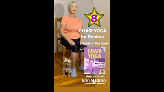 CHAIR YOGA FOR SENIORS OVER 60 Chair CatCow Stretch [upl. by Nwahsiek]