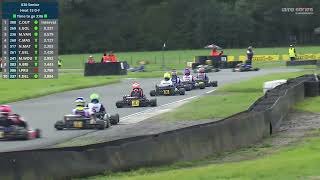 Iame BENELUX Round 5  X30 Senior Heat 15 D  F [upl. by Meerak]