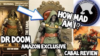 MARVEL LEGENDS DR DOOM THE CABAL AMAZON EXCLUSIVE 3 PACK ACTION FIGURE REVIEW  comparisons wGI JOE [upl. by Stochmal829]