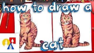 How To Draw A Realistic Cat [upl. by Rai]