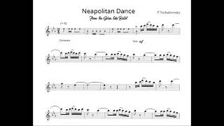 Tchaikovsky NEAPOLITAN DANCE from Swan Lakeorchestral accompaniment [upl. by Rooke]